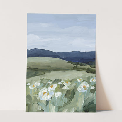 Kunstdruck „Wilde Mohnblumen“