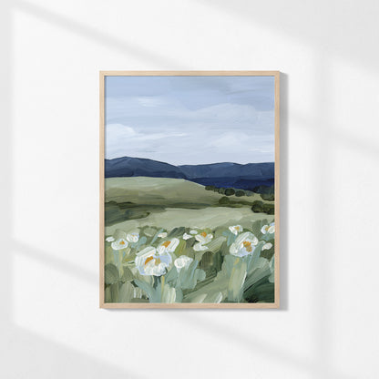 Kunstdruck „Wilde Mohnblumen“