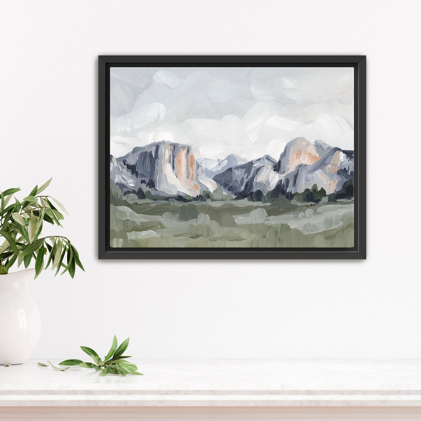 "Yosemite in Blue" Art Print - Katie Garrison Art