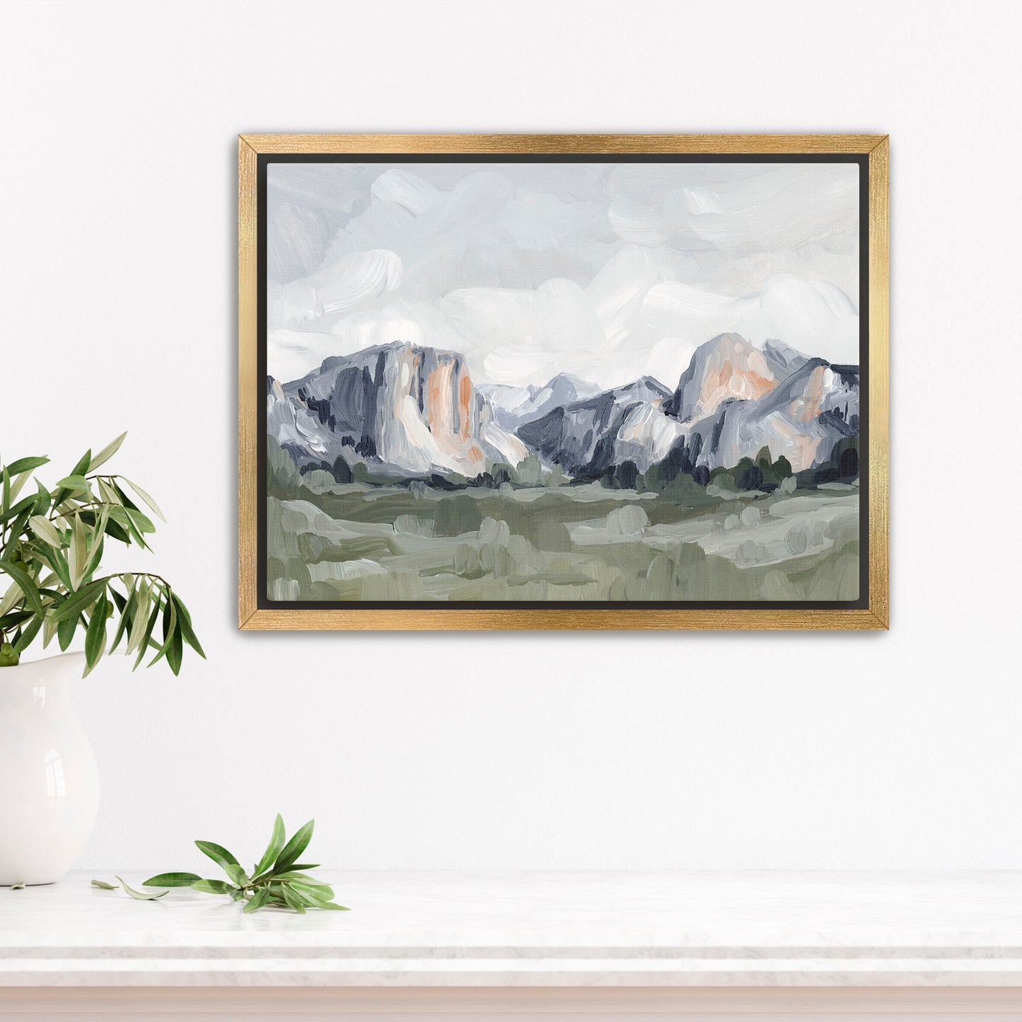 "Yosemite in Blue" Art Print - Katie Garrison Art