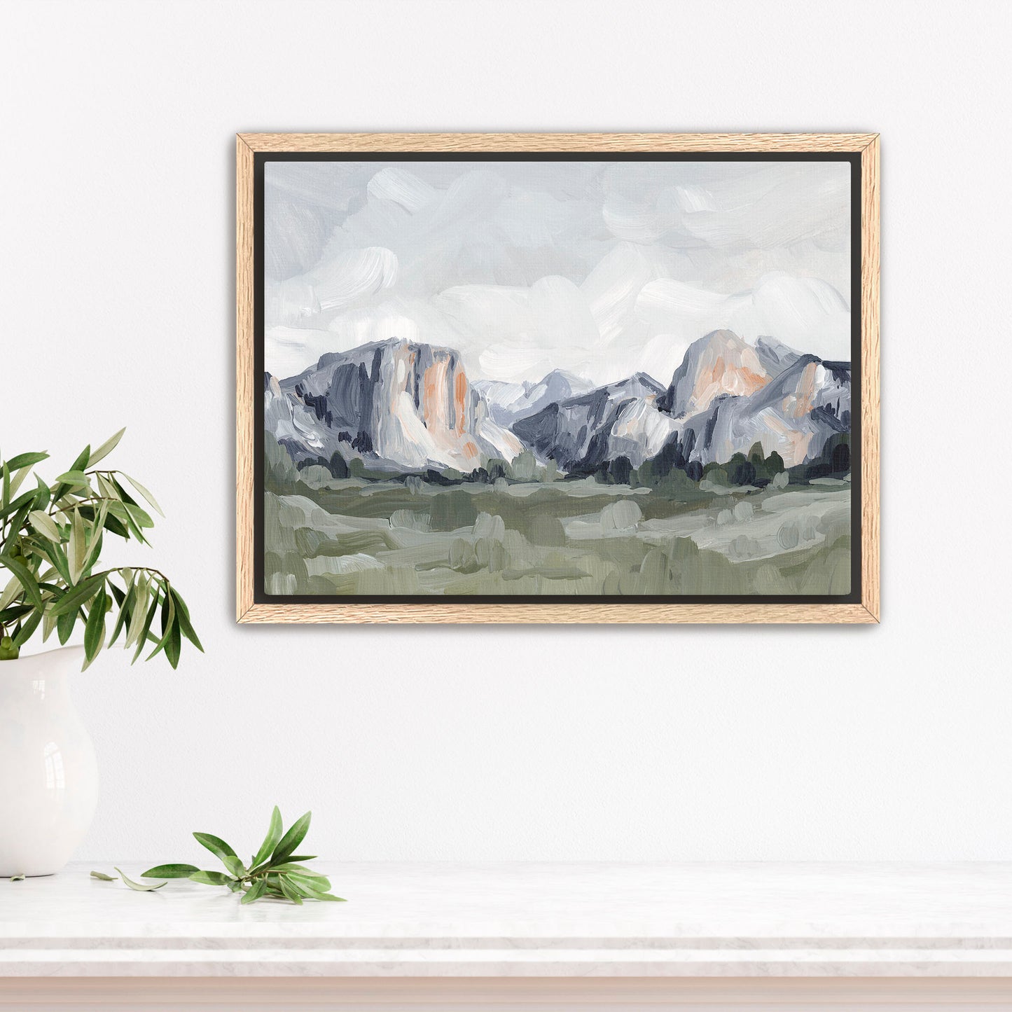 "Yosemite in Blue" Art Print - Katie Garrison Art