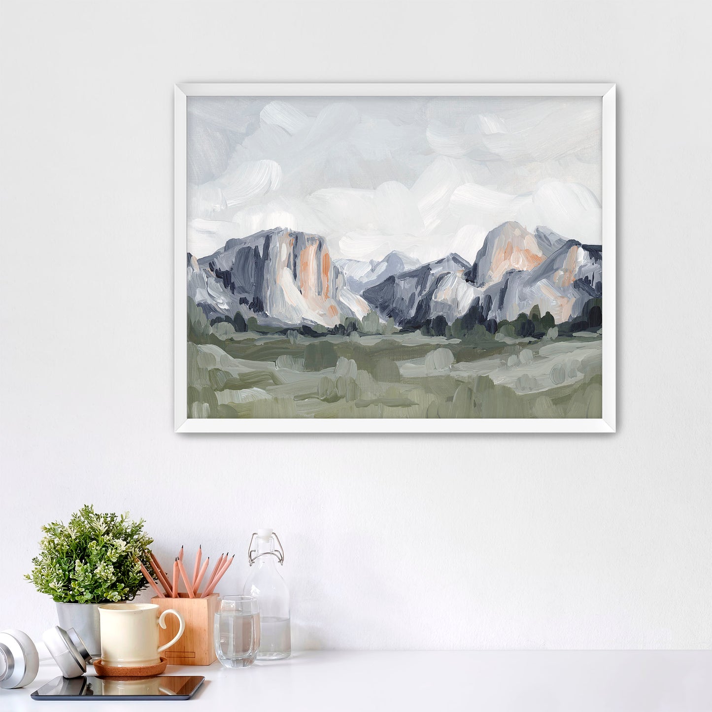 "Yosemite in Blue" Art Print - Katie Garrison Art