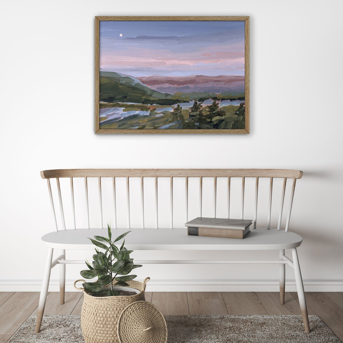 ’A Still Night’ Art Print - Blue Ridge Mountains Wall - Appalachian Trail - blue ridge - blueridge