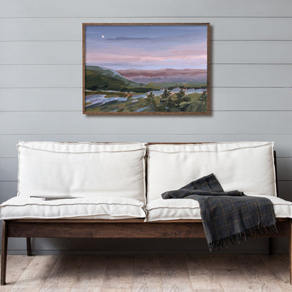 ’A Still Night’ Art Print - Blue Ridge Mountains Wall - Appalachian Trail - blue ridge - blueridge