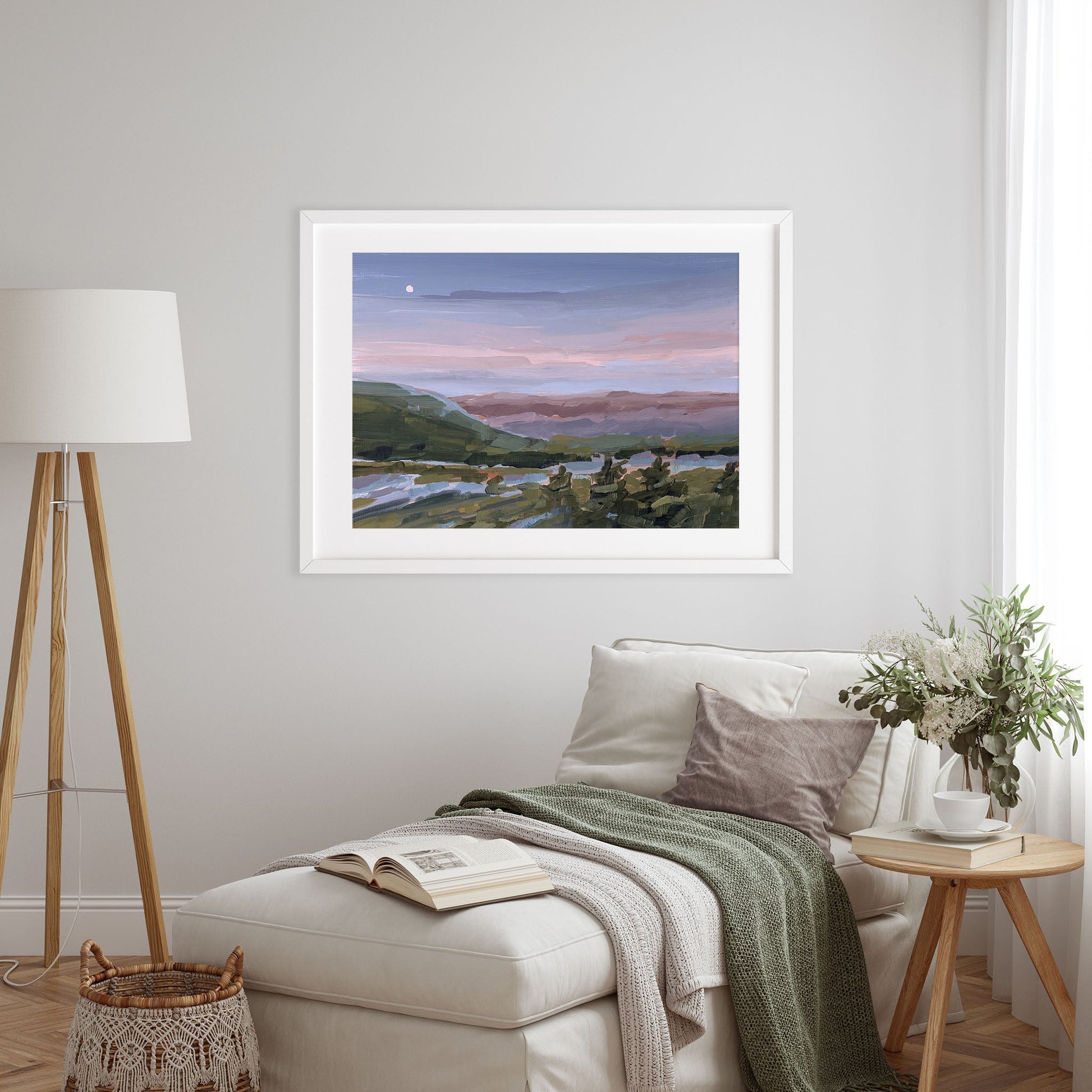 ’A Still Night’ Art Print - Blue Ridge Mountains Wall - Appalachian Trail - blue ridge - blueridge