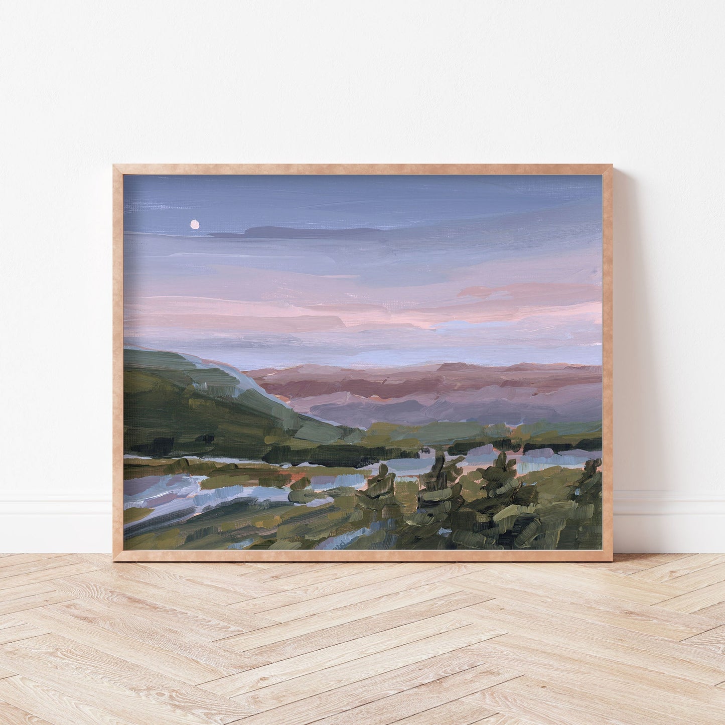 ’A Still Night’ Art Print - Blue Ridge Mountains Wall - Appalachian Trail - blue ridge - blueridge