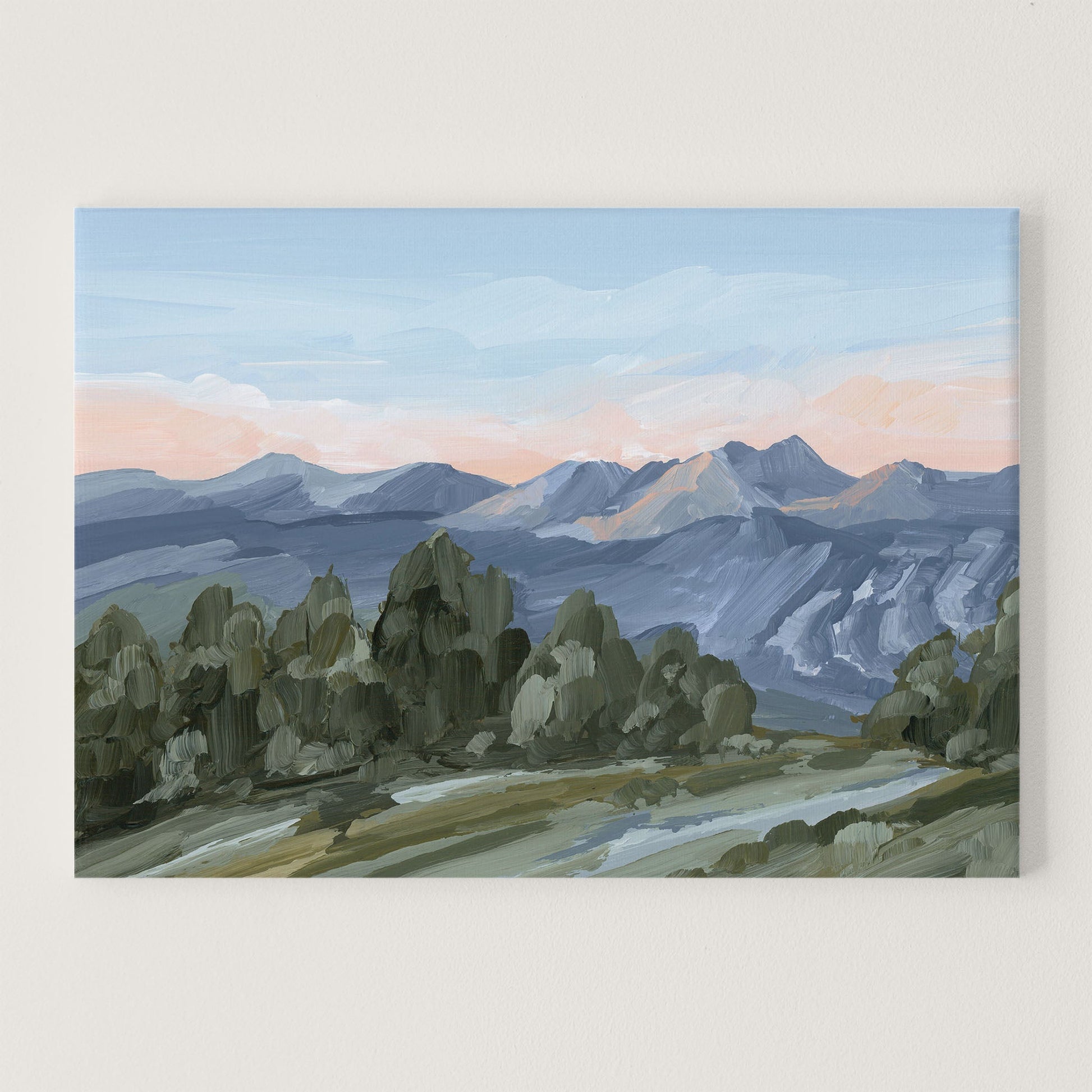 ’Alpine Glow’ 30x40 Stretched Canvas Art Print || Final Sale - Breckenridge Colorado Landscape - Artwork - Mountain