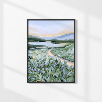 "Among the Wildflowers" Art Print