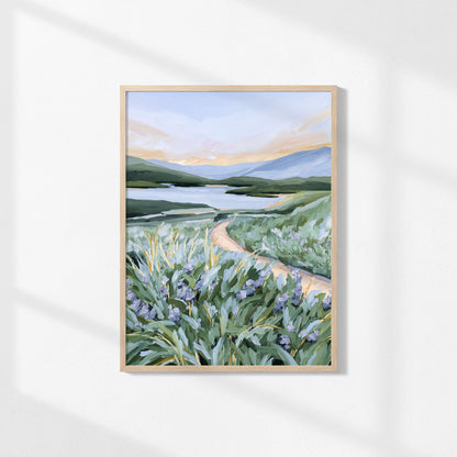 "Among the Wildflowers" Art Print