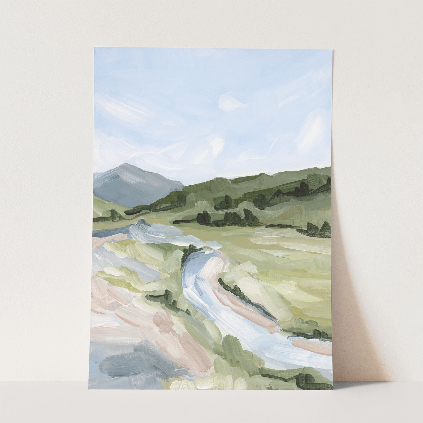 ’Animas Fork I’ Art Print - Paper / 5x7 in / No Frame - Colorado Mountain Wall - abstract - Artwork - Landscape