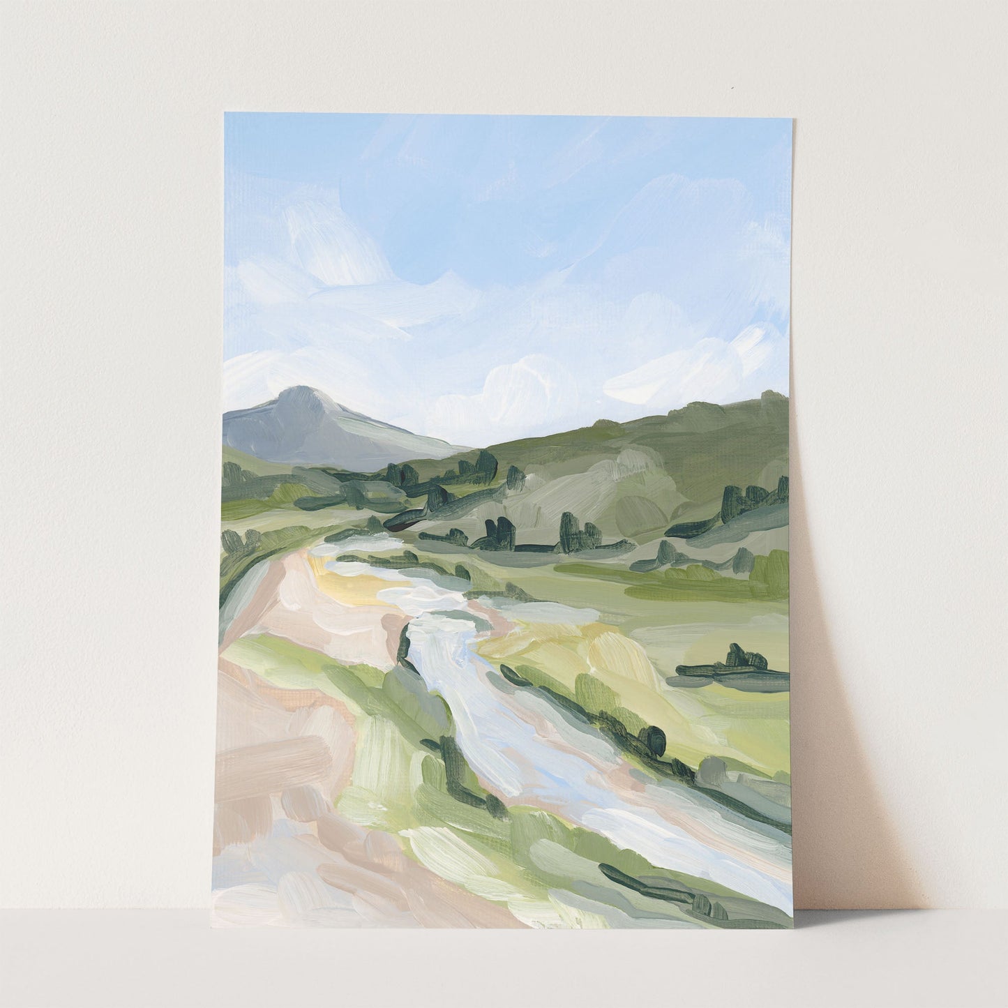 ’Animas Fork II’ Art Print - Paper / 5x7 in / No Frame - Colorado Landscape - abstract - Artwork