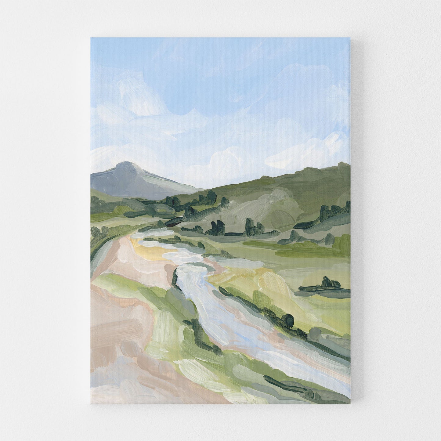 ’Animas Fork II’ Art Print - Stretched Canvas / 8x10 in / No Frame - Colorado Landscape - abstract - Artwork