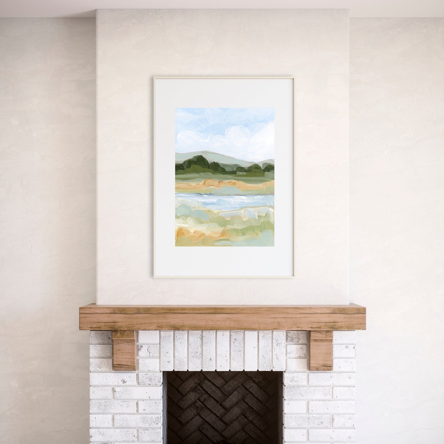 ’Back Again’ Art Print - Colorado Mountain Wall - abstract - Artwork - Landscape