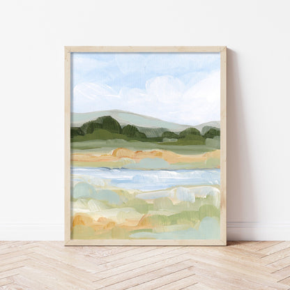 ’Back Again’ Art Print - Colorado Mountain Wall - abstract - Artwork - Landscape