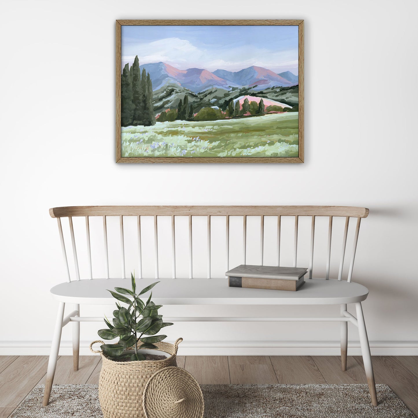 ’Basin Glow’ Art Print - Idaho Landscape Mountain Wall - ’sun valley’ - abstract - Artwork