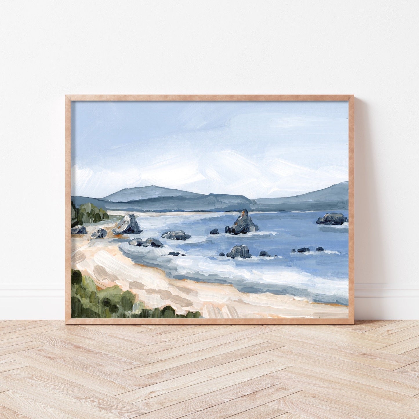 ’Battle Rock Beach’ Art Print - Oregon Coastal - Artwork - Beach - coast