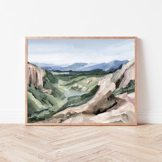 ’Black Bear Pass’ Art Print - Colorado Wall - abstract - Artwork - jeep