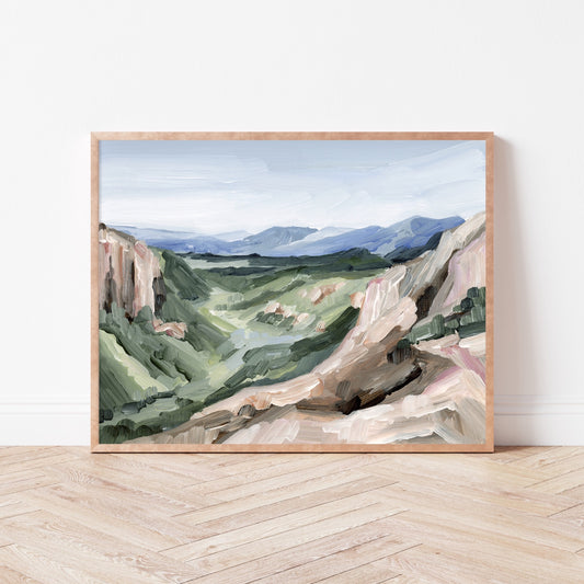 black bear pass Telluride colorado abstract landscape painting