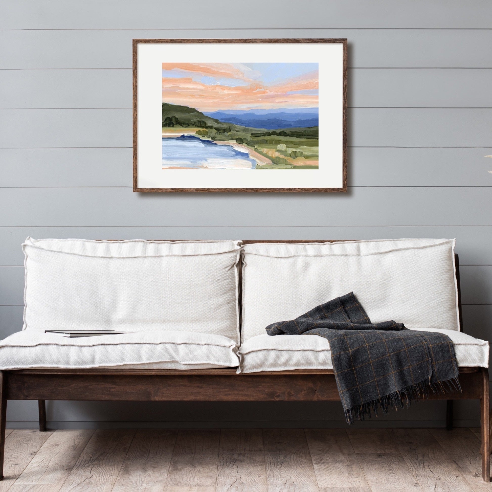 ’Blue Lake’ Art Print - Blue Ridge Mountains - appalachian trail - blueridge - Georgia