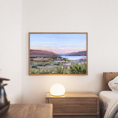 Kunstdruck „Zuhause im Tal“