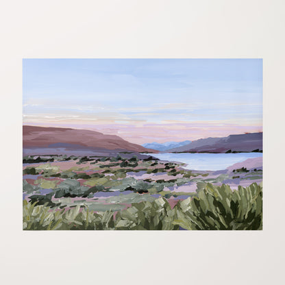 Kunstdruck „Zuhause im Tal“