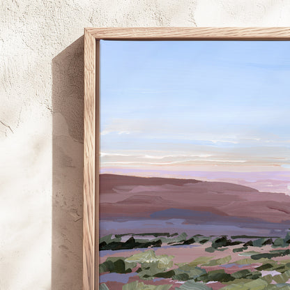 Kunstdruck „Zuhause im Tal“