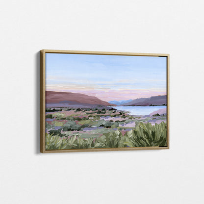 Kunstdruck „Zuhause im Tal“