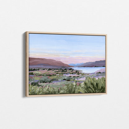 Kunstdruck „Zuhause im Tal“