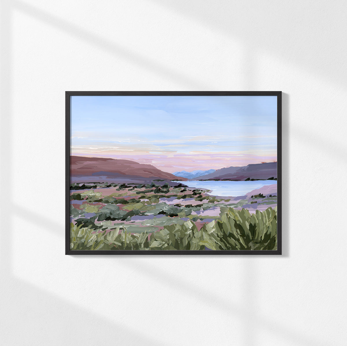 Kunstdruck „Zuhause im Tal“
