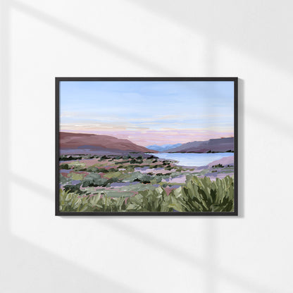 Kunstdruck „Zuhause im Tal“