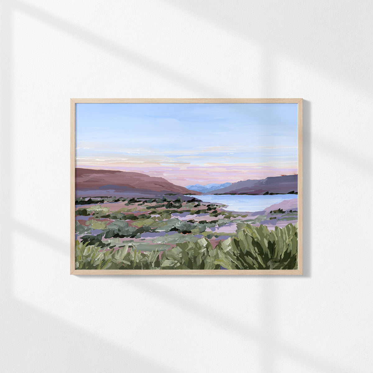 Kunstdruck „Zuhause im Tal“