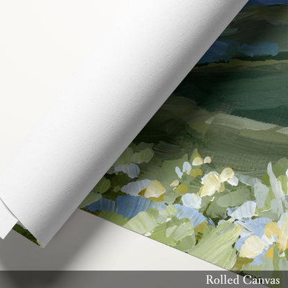 ’Blue Ridge in Bloom’ Diptych Art Print || Set of 2 - abstract - Appalachian - appalachian trail - Artwork