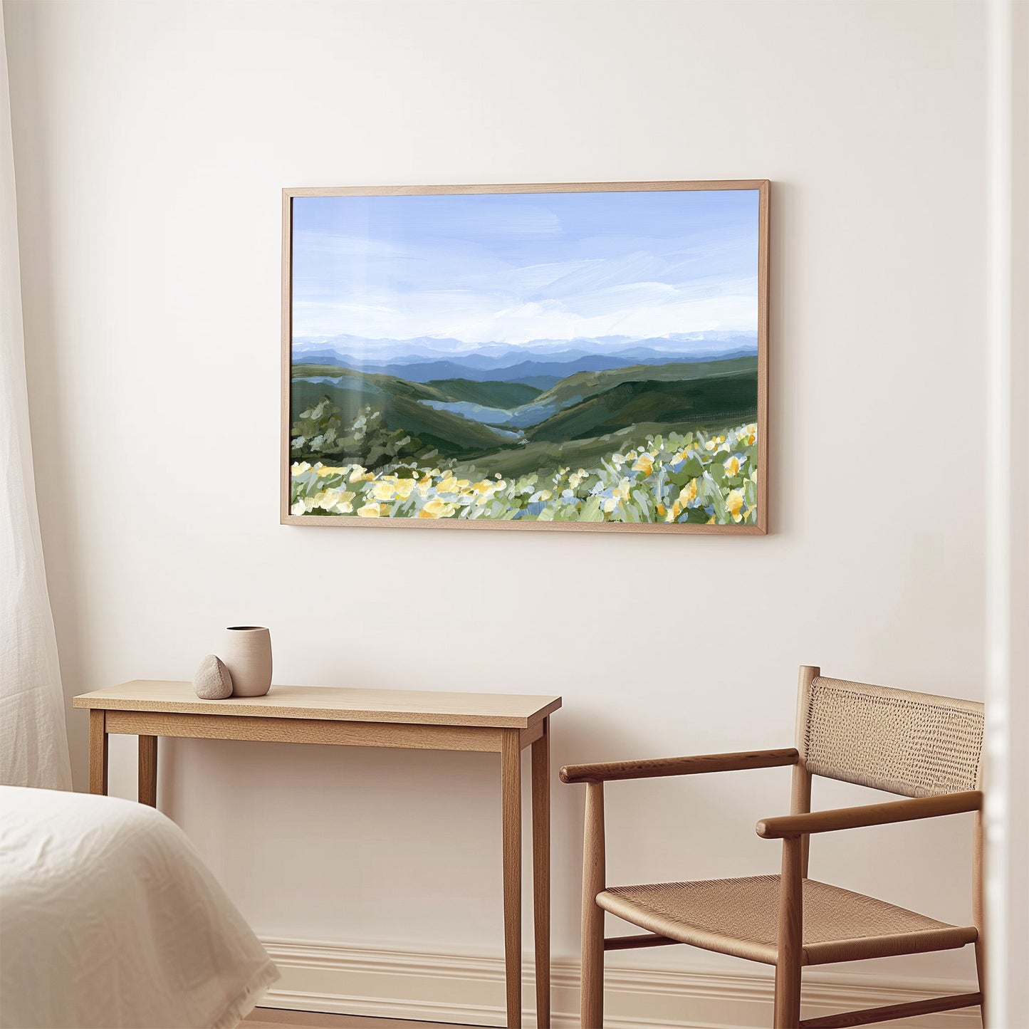 Kunstdruck „Blue Ridge in Bloom“