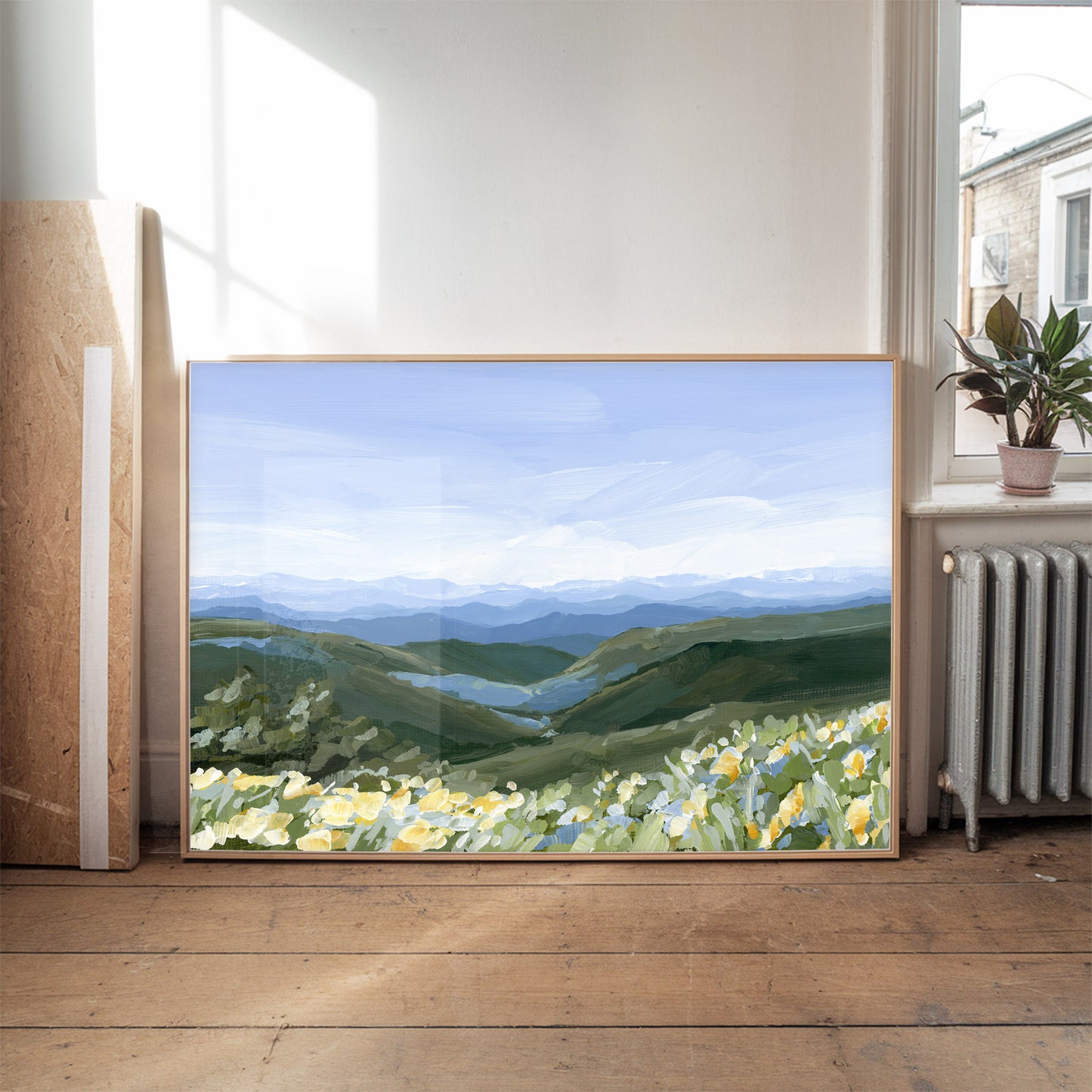 Kunstdruck „Blue Ridge in Bloom“