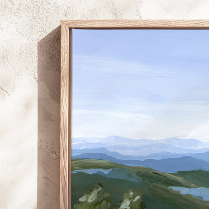 Kunstdruck „Blue Ridge in Bloom“