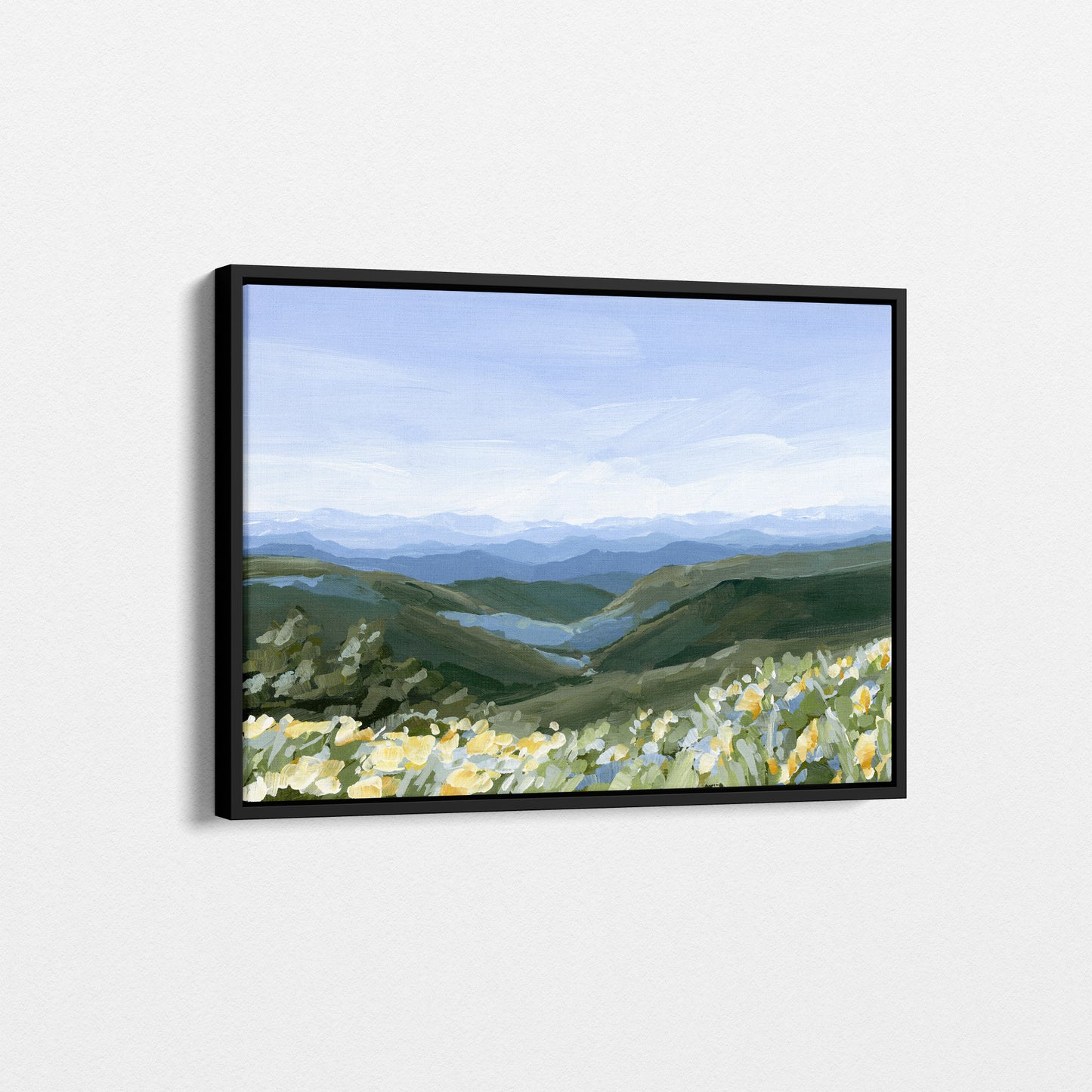 Kunstdruck „Blue Ridge in Bloom“
