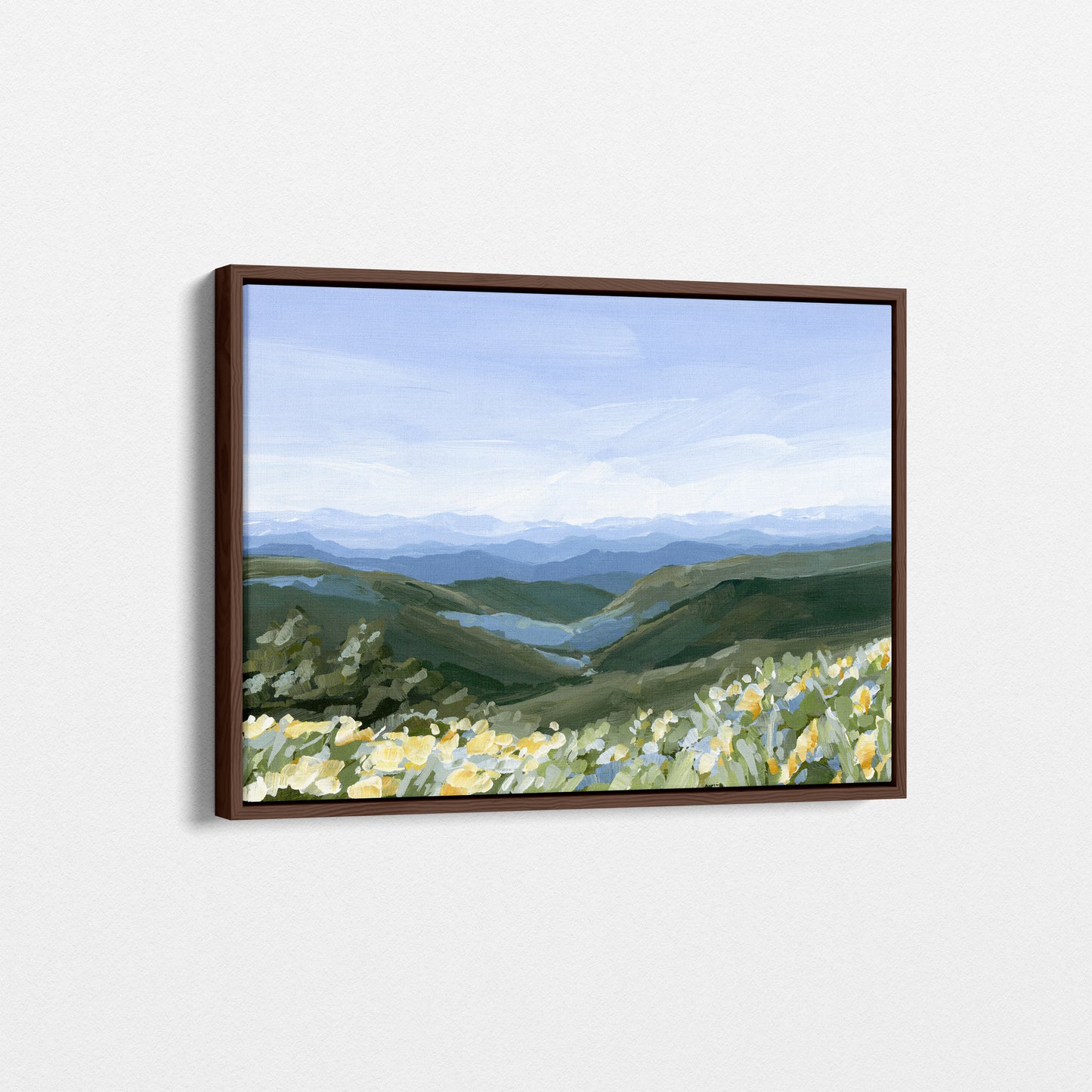 Kunstdruck „Blue Ridge in Bloom“