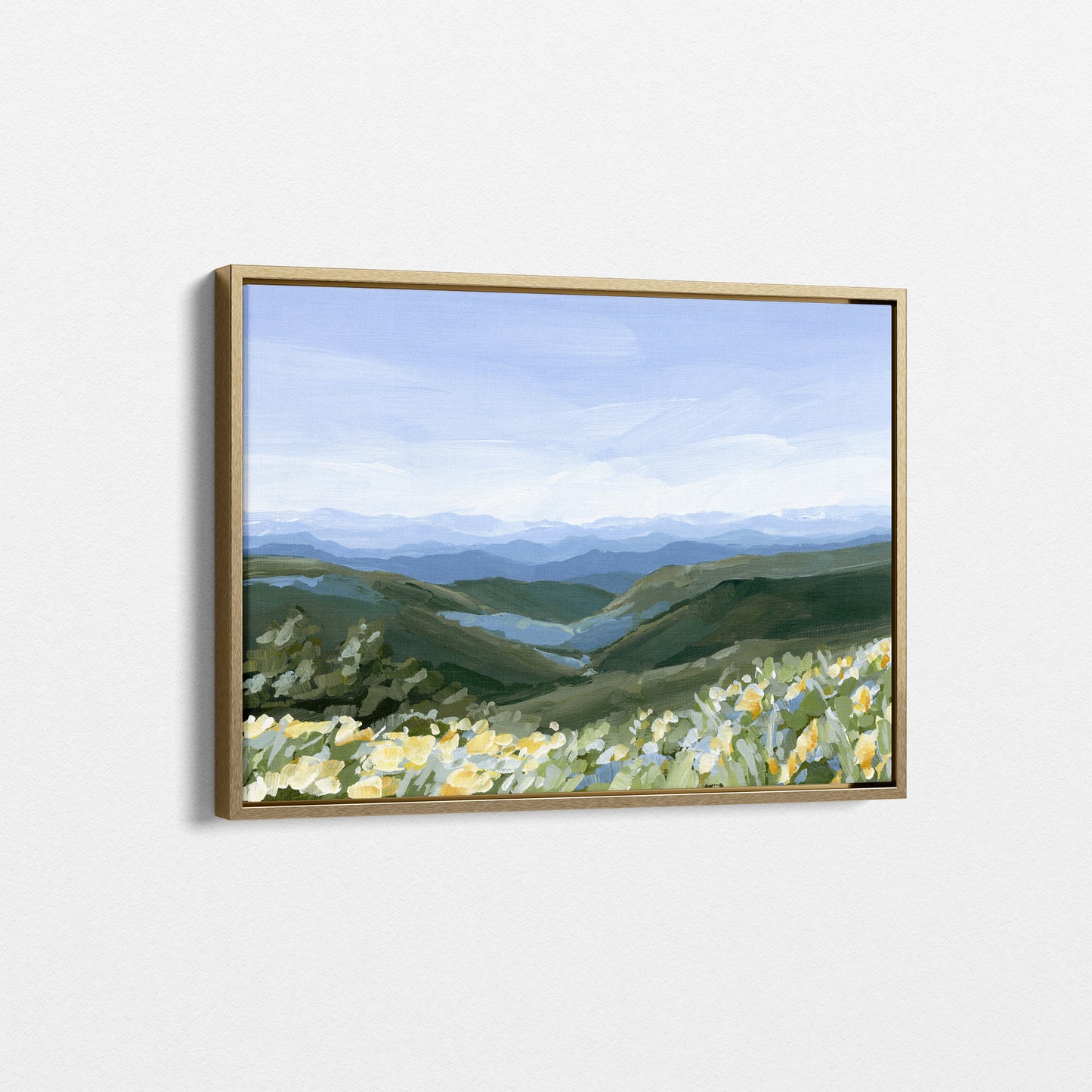 Kunstdruck „Blue Ridge in Bloom“