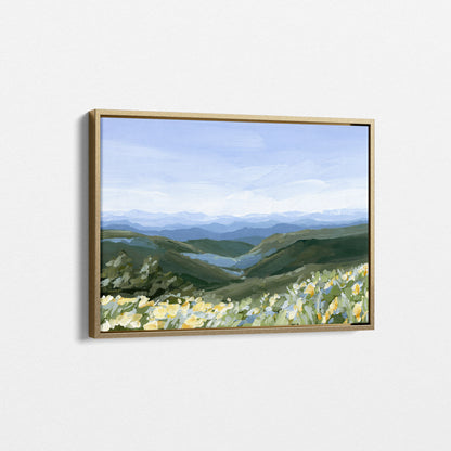 Kunstdruck „Blue Ridge in Bloom“