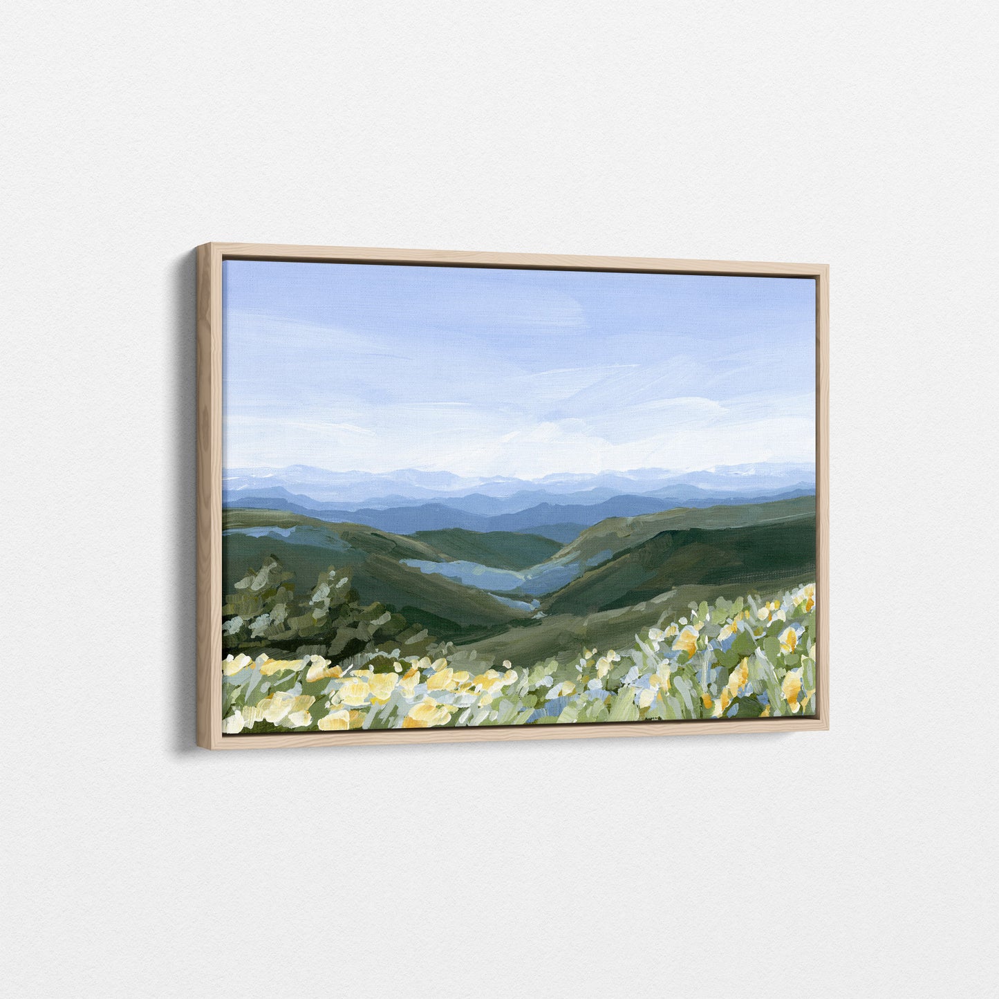 Kunstdruck „Blue Ridge in Bloom“