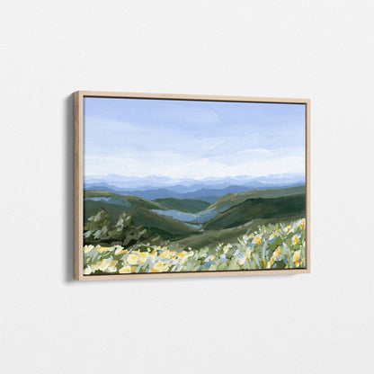 Kunstdruck „Blue Ridge in Bloom“