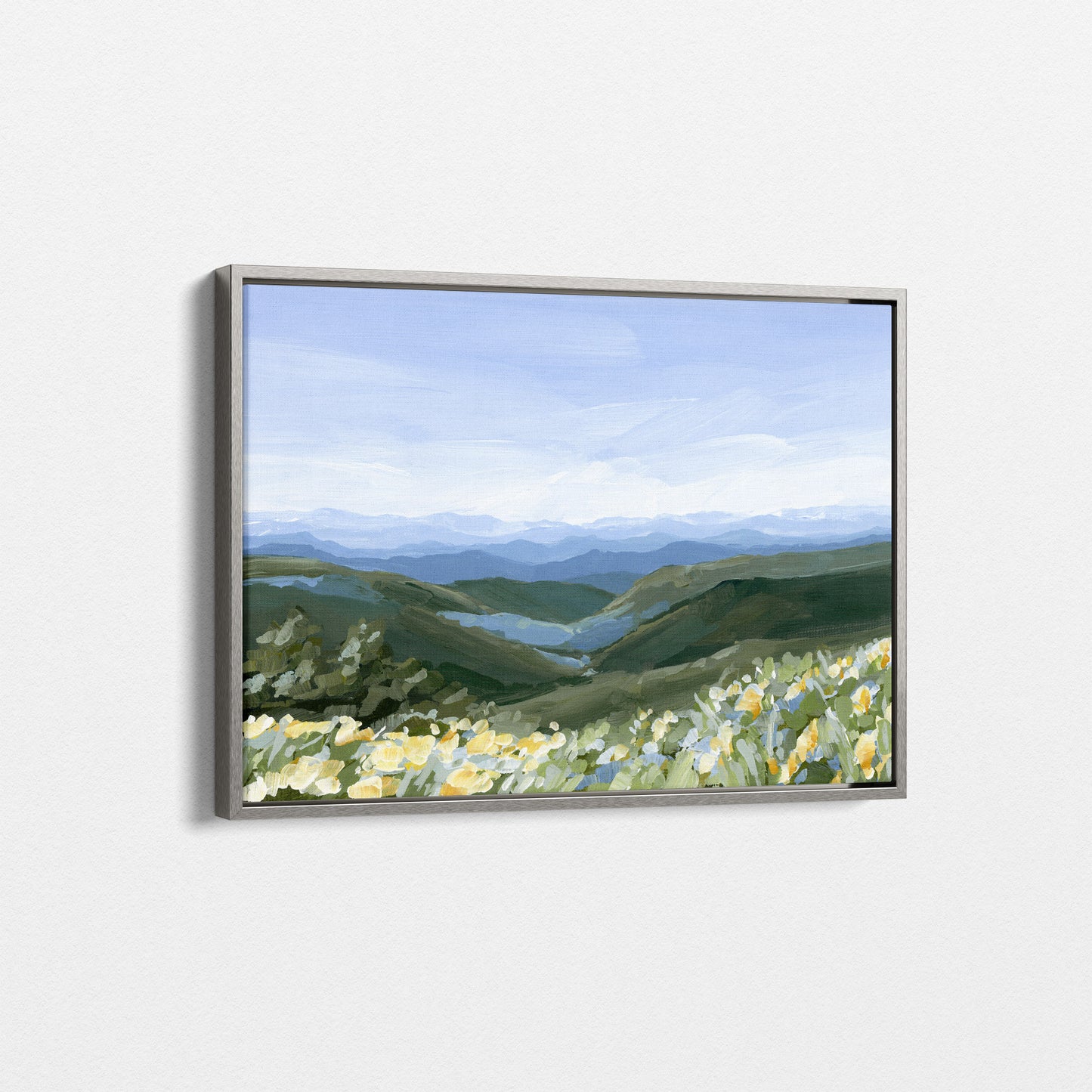 Kunstdruck „Blue Ridge in Bloom“