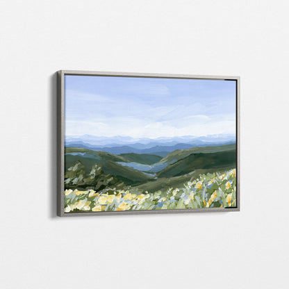 Kunstdruck „Blue Ridge in Bloom“