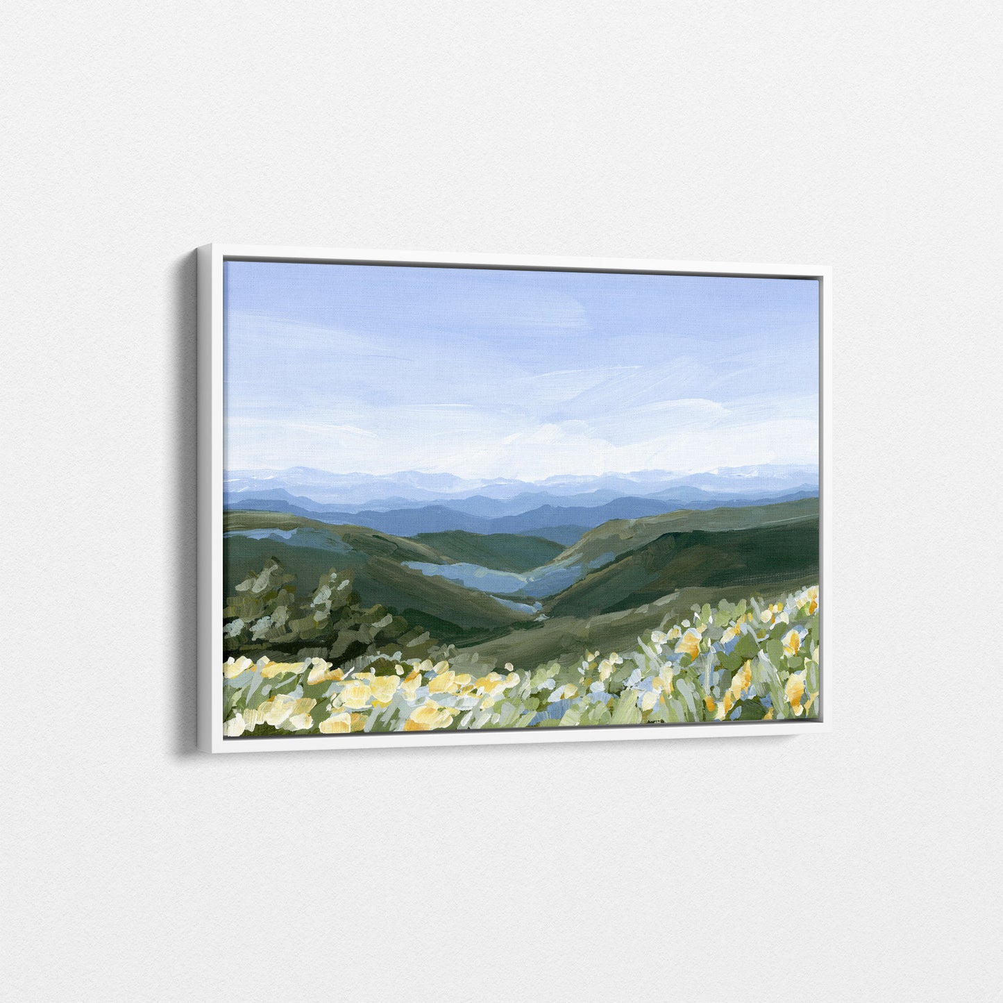 Kunstdruck „Blue Ridge in Bloom“