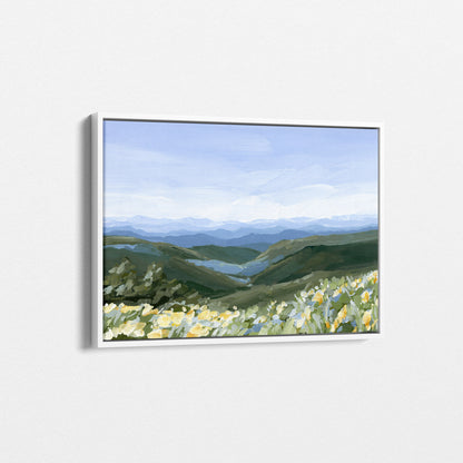 Kunstdruck „Blue Ridge in Bloom“