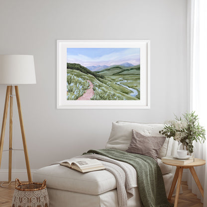 ’Brush Creek’ Art Print - Crested Butte Colorado - abstract - Artwork