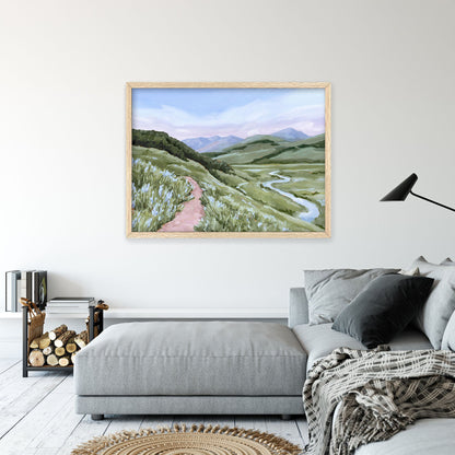 ’Brush Creek’ Art Print - Crested Butte Colorado - abstract - Artwork