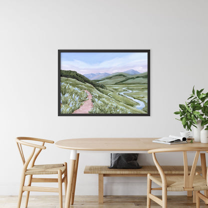 ’Brush Creek’ Art Print - Crested Butte Colorado - abstract - Artwork