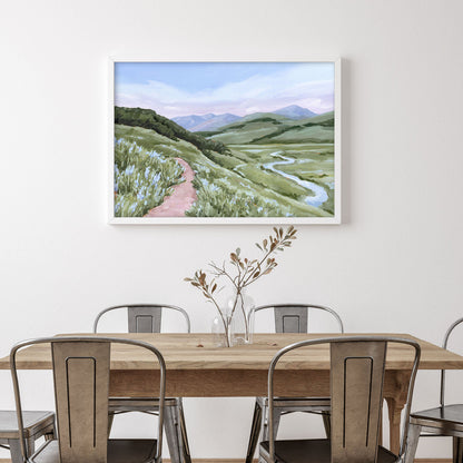 ’Brush Creek’ Art Print - Crested Butte Colorado - abstract - Artwork