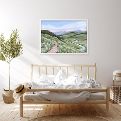 ’Brush Creek’ Art Print - Crested Butte Colorado - abstract - Artwork